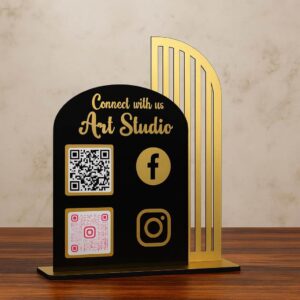 Acrylic QR Code Standy